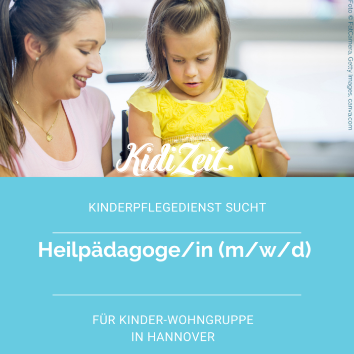 Heilpädagoge/in für Kinder-Wohngruppe