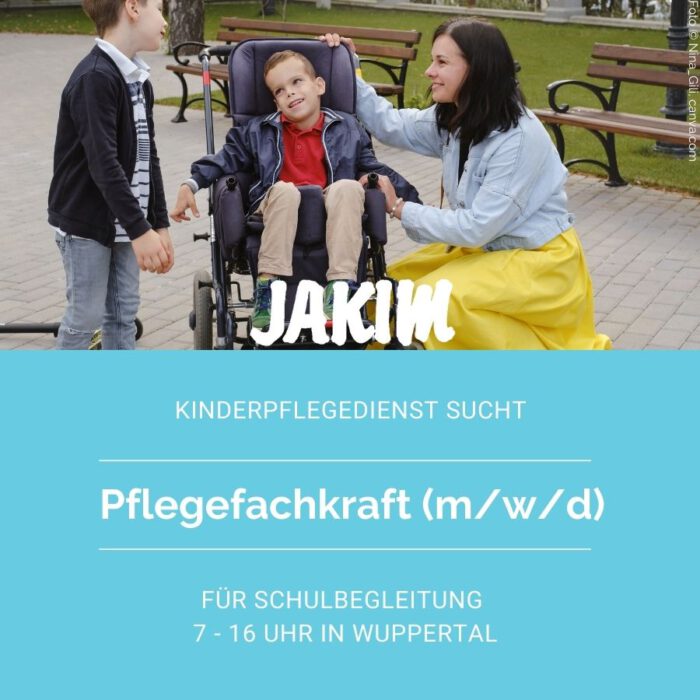 Pflegefachkraft zur Schulbegleitung in Wuppertal